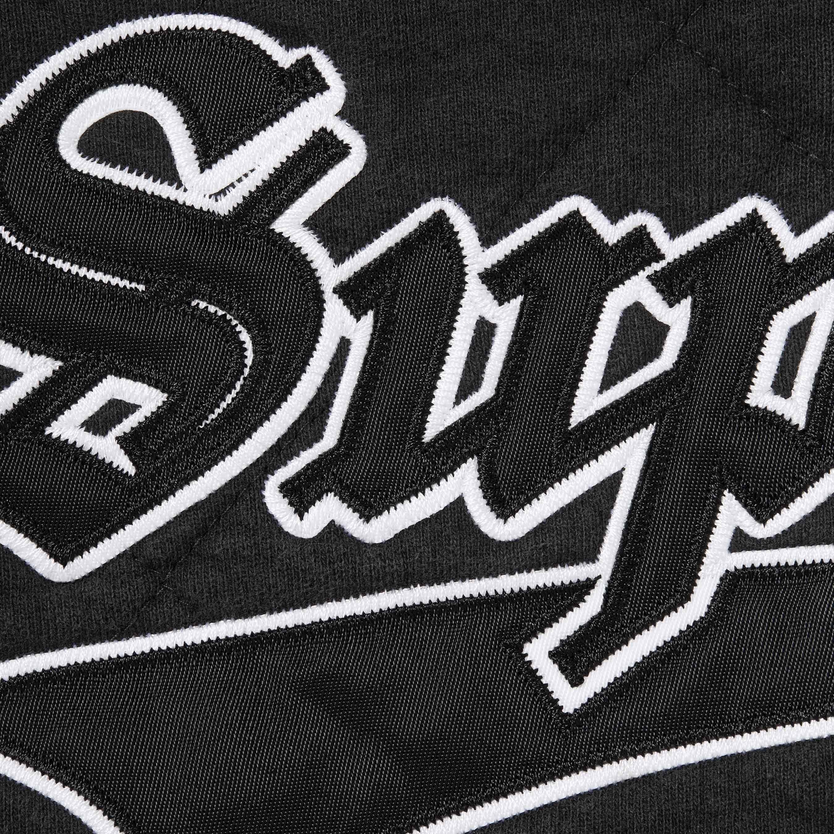 Quilted Zip Up Hooded Sweatshirt view 4